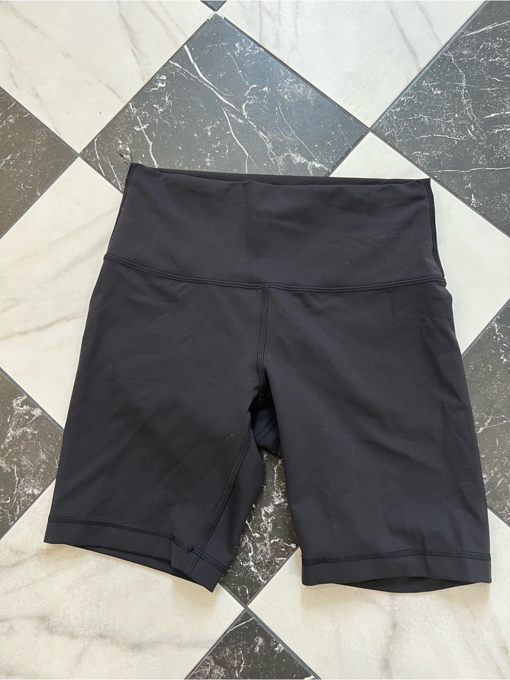 Lululemon High Wasted Biker Shorts